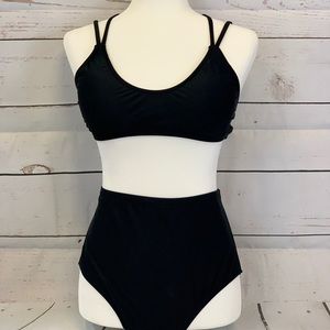 Zeraca High Waisted Bralette Bikini Bathing Suit